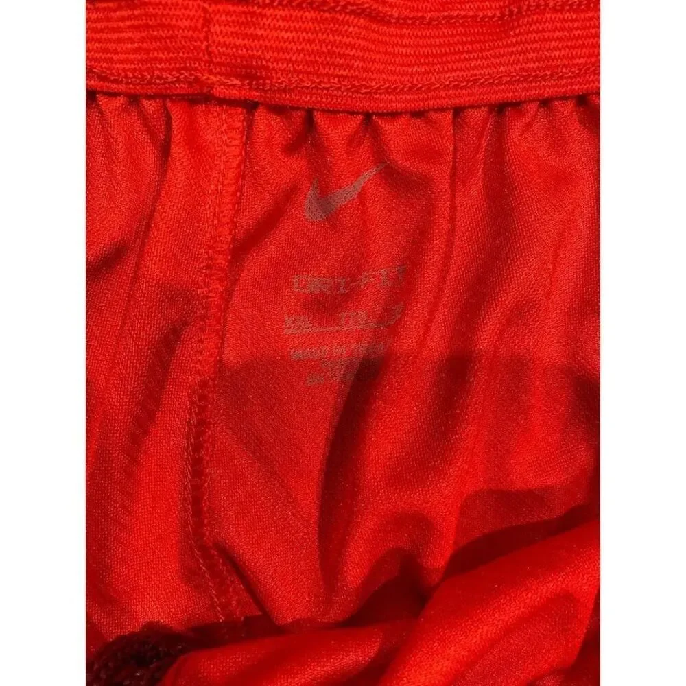 Nike Dri-FIT Womens Basketball‎ Shorts Red Burgundy Mesh DH7363-658 XXL NWT